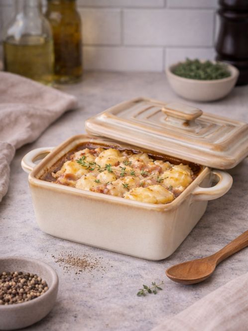 Hovedbilde Ildfast minigryte med lokk - firkantet