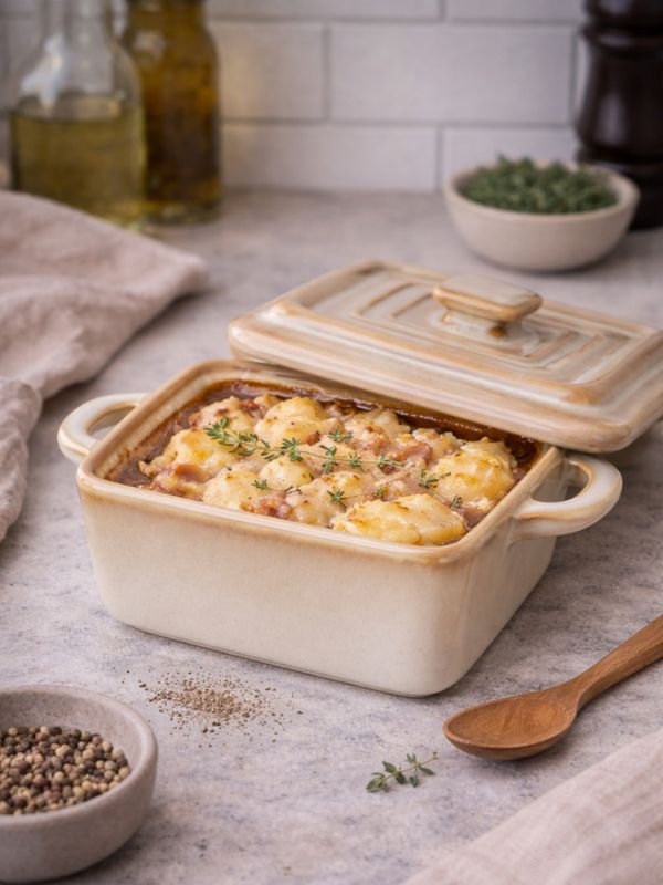 Ildfast minigryte med lokk - firkantet