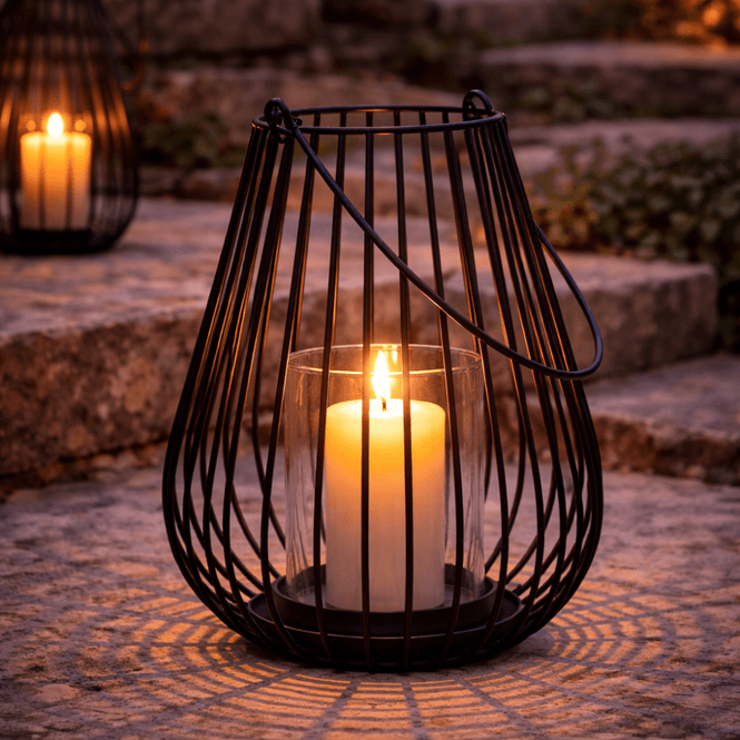 Hovedbilde Lykt – Matt Sort - 35cm