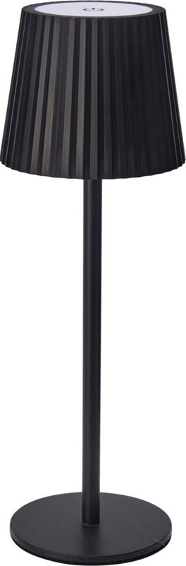 Bordlampe - LED - Oppladbar - Sort