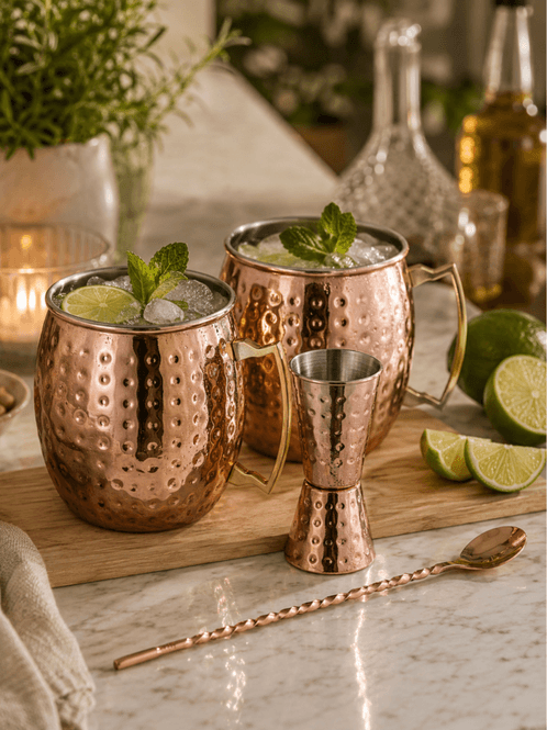 Hovedbilde Moscow Mule cocktailsett - 4 deler