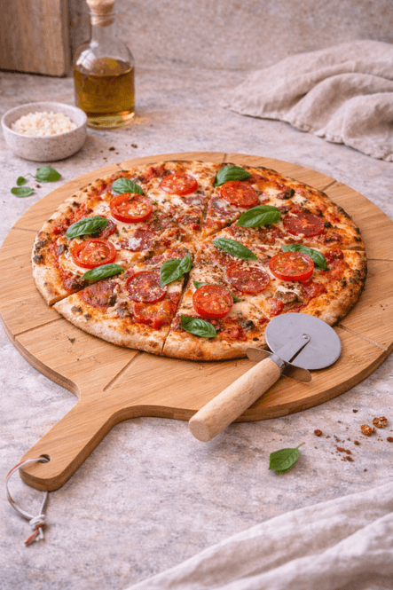 Hovedbilde Pizzasett i bambus